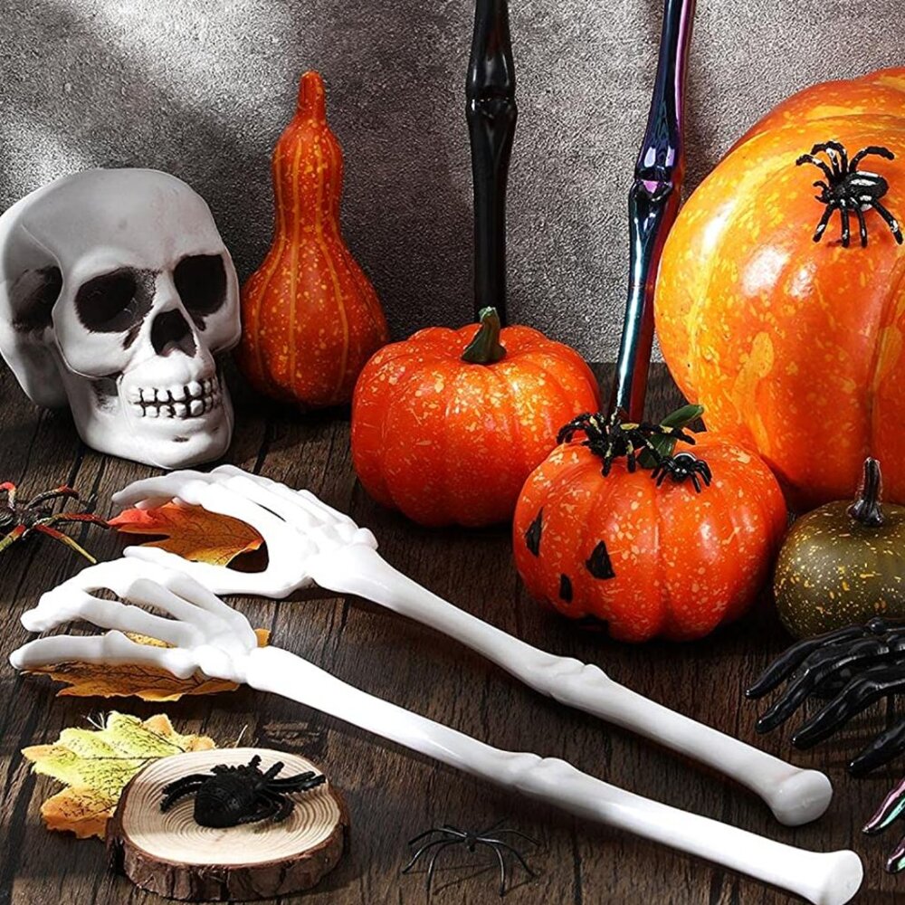 Skeleton Arms & Hands Halloween Party Serving Tongs Food Table Décor One Pair
